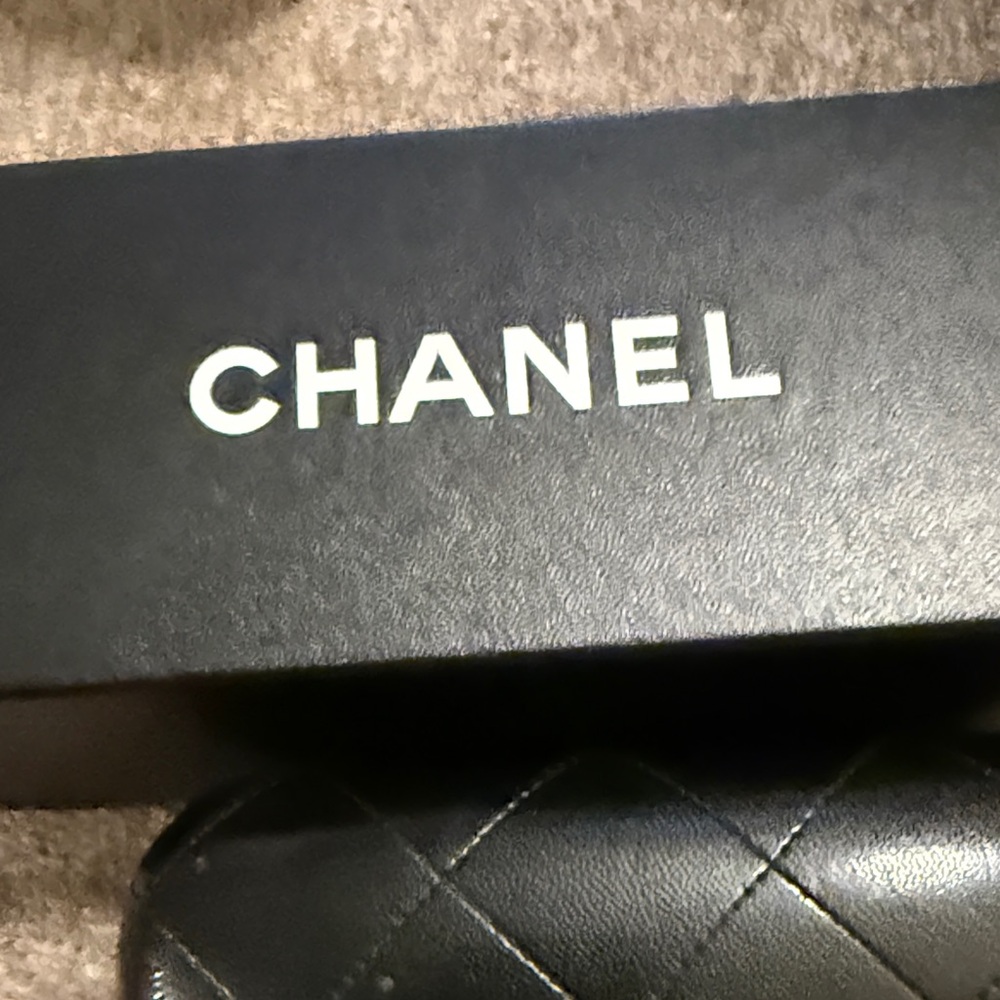 CHANEL Black Quilted Accessory